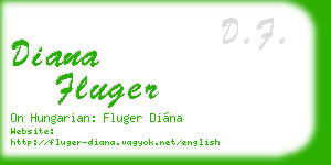diana fluger business card